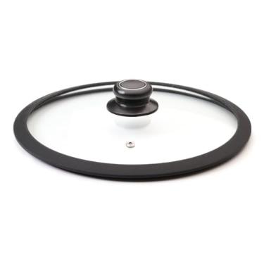 Imagem de Frieling Tampa de vidro temperado para panelas de liberação rápida Black Cube - Panela de 28 cm, frigideira, tampa de panela