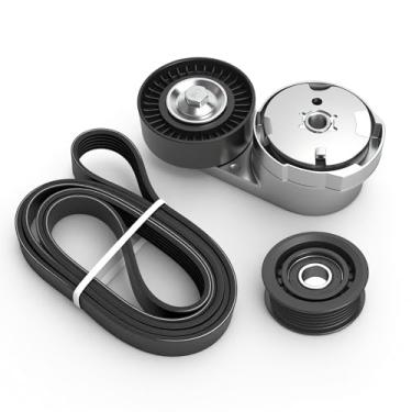Imagem de JAVOUKA Kit de tensor de correia de transmissão e polia intermediária, adequado para Dodge Avenger/Grand Caravan/Journey, adequado para Chrysler 200/Town & Country, V6 3,6L, kit de componentes de