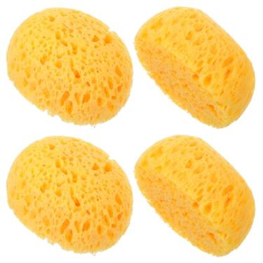 Imagem de Qianyu 4 peças Knockdown Texture Sponge Wall and Drywall Patch Reparação de Teto Esponja Cerâmica Argila Esponjas Decoração de Casa Redondo para Pintura DIY Teto Parede Orifício Textura Reparação