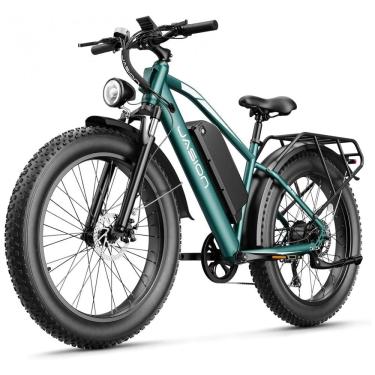 Imagem de Bicicleta Elétrica Jasion EB5 MAX para Adultos com Motor de Pico de 1500W, Bateria de 4...