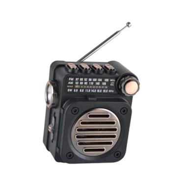 Imagem de Generic Mini rádio mini alto-falante portátil pequeno alto-falante tamanho de bolso prático tocador de música rádio portátil para acampamento caminhadas casa
