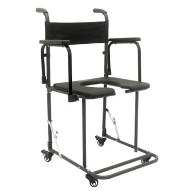 Imagem de Cadeira de Banho Desmontável Dobrável Higiênica Idoso Adulto Cadeirante 150kg