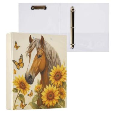 Imagem de Encadernadores redondos Wamika Butterfly Sunflower 4 cm 200 mL