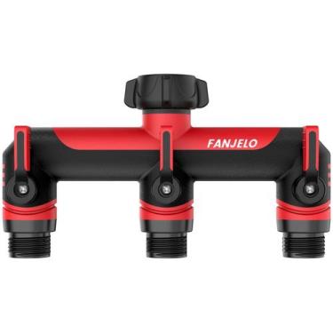 Imagem de Divisor de mangueira de jardim FANJELO Divisor de bico de 3 vias com v