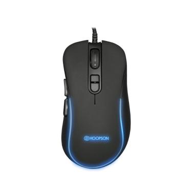 Imagem de Mouse Gamer Hoopson 3600 DPI com Led RGB Preto MSG-201