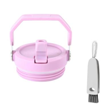 Imagem de Faboumiu Tampas de copo de substituição compatíveis com Stanley lceFlow Flip 2.0 garrafa de água 473 ml e 680 g conjunto de acessórios de copo de aço inoxidável inclui 1 escova de limpeza de tampa