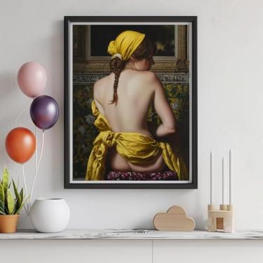 Imagem de Kits de arte de diamante 5D para adultos - kits de pintura de diamante DIY feminino, broca redonda completa - artesanato de ponto cruz bordado de cristal para decoração de parede, presentes de Natal