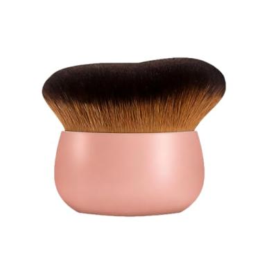 Imagem de Pincel de maquiagem corporal extra grande para bronzeador autobronzeador de pernas, cabeça larga de 75 mm oferece aplicação uniforme, escova oval para as costas, uso seco e molhado