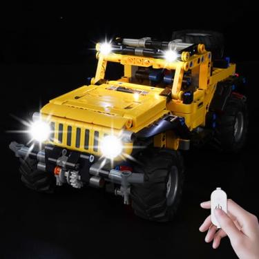 Imagem de Light Set for Technic Jeep Wrangler Building Blocks Model - Led Light kit Compatible with Lego 42122(NOT Included The Model) (Classic Version)
