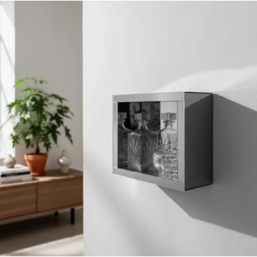 Imagem de Nicho Banheiro Sala Espelho Fumê Decoração Luxo