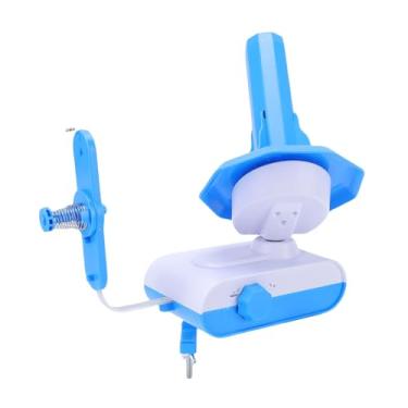 Imagem de Depisuta Enrolador de Fio Elétrico, Girador Automático de Rolo de Bolo de Fio de Grande Capacidade de 10 Onças Com Forte Tensão, Velocidade Contínua, tricô, Acessórios de crochê (Azul)