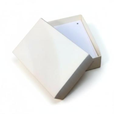 Imagem de caixas Joias de Papel com Berço | 8 x 12 x3 cm | Bijus, Semi Joias, Colar, Brincos | azul (25,Branco)