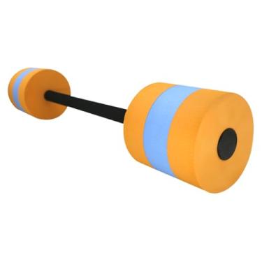 Imagem de kowaku Exercício aquático Dumbbell Equipamento de fitness, piscina de piscina halteres, barra de natação para exercícios de aeróbica de água para academia, Laranja Azul