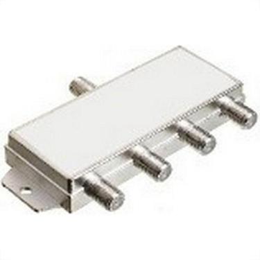 Imagem de Divisor Cabo Coaxial Blindado Dezcomp 4X75 Digital 1000Mhz - Kit C/10 