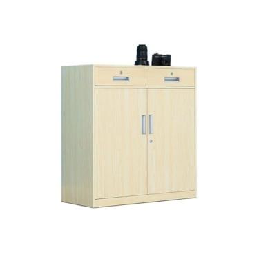 Imagem de Armário de Arquivos Armário de ferro com 1mm espessura, armário armazenamento ferramentas para casa, varanda, escritório, arquivo bloqueio, dados(Beige)