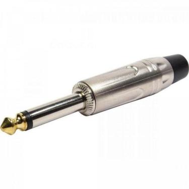 Imagem de Plug P10 Mono Metal 17mm Com Ponta Gold Pgpz0037 Storm - Pct - 10