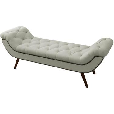 Imagem de Puff Recamier 160 Cm Pes Palito Venez Linho Sl 76 Peer Sl 76