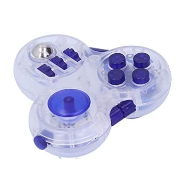 Imagem de Fidget Controller Pad Cube Alívio do estresse Anti ansiedade Brinquedo de mão portátil leve massagem dedos relaxamento para adultos crianças viagens de escritório Material ABS