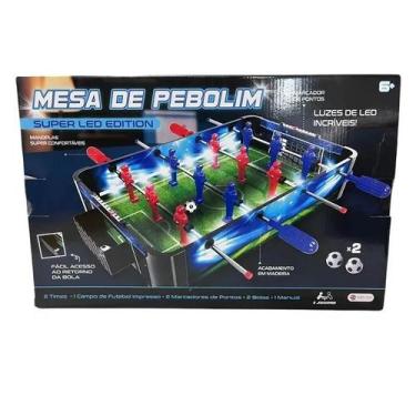 Imagem de Pebolim de Mesa de Madeira Com Led - SHANY TOYS