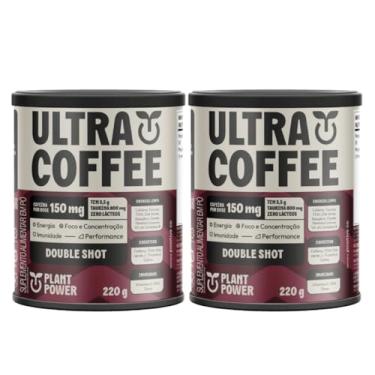 Imagem de 2x Ultra Coffee Plant Power Double Shot 220g