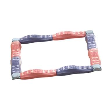 Imagem de YIJU Traves de equilíbrio para crianças, coordenação corporal, jogo interno e externo, pista de obstáculos em arco-íris antiderrapante para coordenação e, 8pcs B