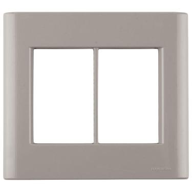 Imagem de Placa 6 Postos 4x4 Tramontina Giz Fendi Tramontina