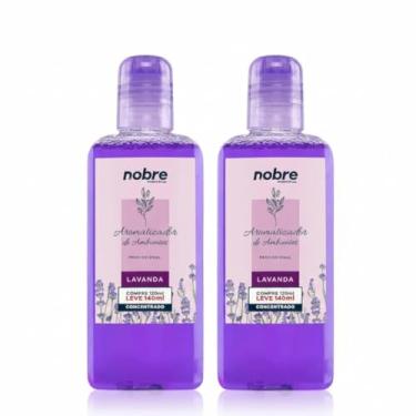 Imagem de Kit 2 Aromatizantes de Ambiente 140ml Nobre - Lavanda Super Concentrado, Perfume Duradouro