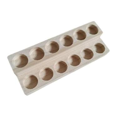 Imagem de Zialofi Expositor de Óleos Essenciais, Suporte para Esmaltes, Organizador Multiuso com 12 Compartimentos para Óleos Essenciais, Ideal para Escritório