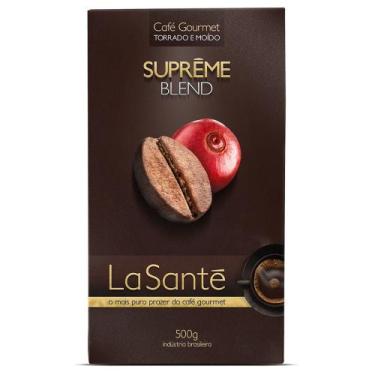 Imagem de Café Torrado e Moído 100% Arábica Supreme Blend A Vácuo 500g La Santé 