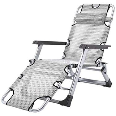 Imagem de Espreguiçadeira, cadeiras reclináveis, cadeiras reclináveis de pátio, gravidade zero, espreguiçadeira, dobrável, reclinável, praia, acampamento, portátil, suporte para cadeira de 199 kg (cor: sem