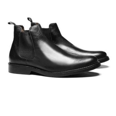 Imagem de Bota Casual Masculina Tamar Preto Samello-Masculino