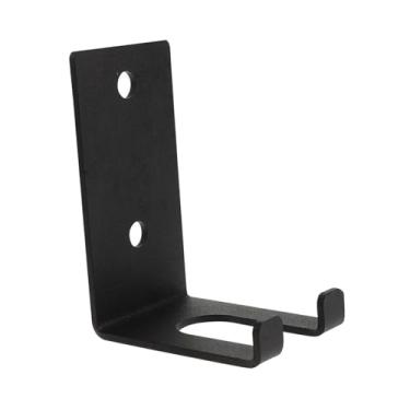 Imagem de simhoa Suporte de parede para barra de musculação, acessório de academia com furos de montagem, montagem vertical na parede, Barra única