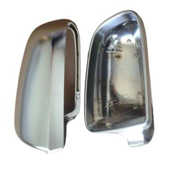 Imagem de Capas de espelho retrovisor laterais prateadas compatíveis com Audi A6 C6 4F A4 A5 B8 8K Q3 SQ3 A8 D3 S4 S5 S6 S8 Prata 2008 2014 2015 Cromado fosco A3 8P(B6 B7 type)