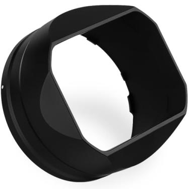 Imagem de Haoge LH-HGR3 Para-sol quadrado de metal para acessórios de câmera RICOH GRIII GR3 HDF