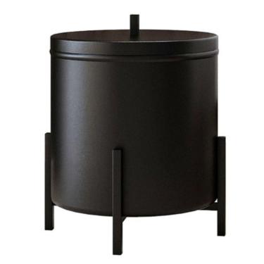 Imagem de Lixeira Cesto De Lixo Para Banheiro Cozinha Level Preto