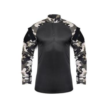 Imagem de Camisa Combat Shirt Camuflada Safo - Safo Militar, Choque black, G