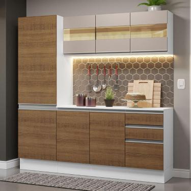 Imagem de Armário de Cozinha Compacta 100% MDF 170 cm Smart Madesa 01