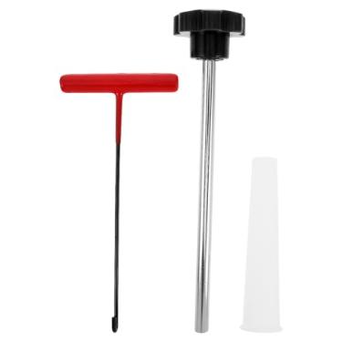 Imagem de HOMSFOU Kit de Substituição de Válvula de Pneu Com Extrator de Haste de Válvula E Conjunto de Ferramentas de Instalação, Ferramentas Universais de Reparo Automotivo para Carros, Caminhões,