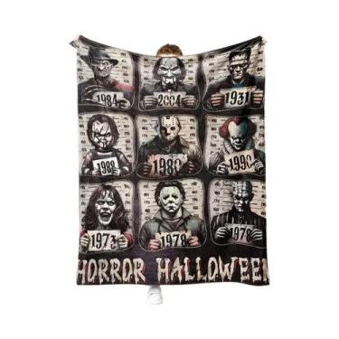 Imagem de Cobertor De Flanela De Filme De Terror Quente E Macio Decoração De Hal