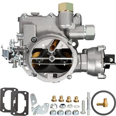 Imagem de Carburador Mercruiser 3.0, carburador marítimo para Mercruiser 2 cilindros Mercarb 2,5L, 3,0L, 4,3L, 5,0L, 5,7L, 4 CYL V8 com junta de jato de estrangulamento elétrico e ligação longa curta