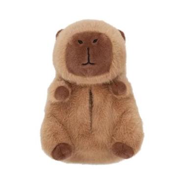 Imagem de Caixa De Lenços De Pelúcia De Capivara Para Carro, Suporte Suspenso Pa