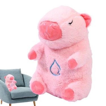 Imagem de Capybara Breathing Byled Animal, batimento cardíaco animal de pelúcia | Snuggle Snugges Snugges Pelo cardíaco animal de pelúcia - Respirar o amigo do sono com música e luz para criança, crianças, meni