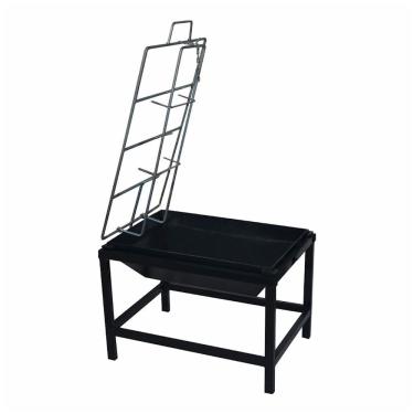 Imagem de Churrasqueira Lareira Fogo De Chão De Aço Carbono 63x44x43cm