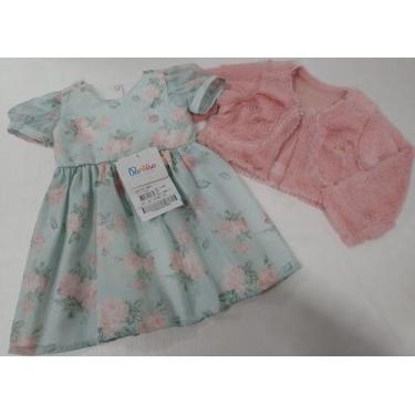 Imagem de Vestido Estampado Bolero Pelo Luxo Bebê Menina Paraiso 13092 - Paraíso