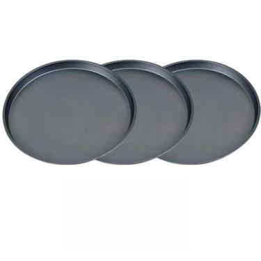Imagem de KIT Formas Bandeja Grande Antiaderente Redonda Pizza Pão Queijo Forma 30cm(3 PCS)