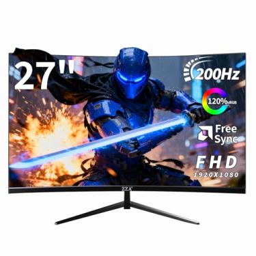 Imagem de ZZA Monitor De Jogos Monitor De Computador Para Jogos Para Pc De 27 Polegadas-165/200 Hz 1Ms -Fhd 1080P 丨freesync 丨 Hdmi 2.0 丨 Porta De Exibição 1.4 丨 Va 丨 Ângulo Ajustável 丨 Compatível Com Vesa, P