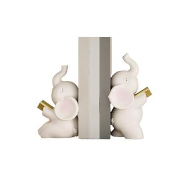 Imagem de VHDY85KA Suporte de livros decorativo para casa design vintage resina, suporte para livros, multifuncional, material escolar e material de escritório, livros terminam