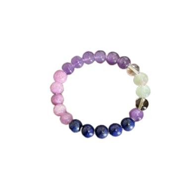 Imagem de Pulseiras elásticas para mulheres, homens, olho de tigre natural, lápis-lazúli, contas de cristal, pulseiras elásticas para alegria, felicidade, prazer, joias empilháveis para homens, pulseiras