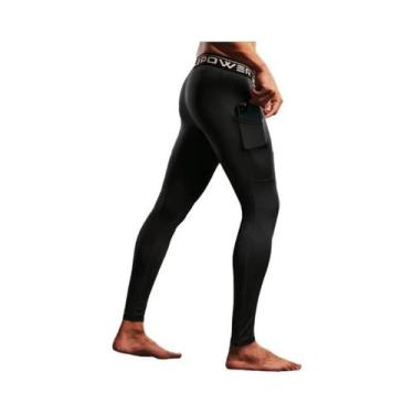 Imagem de Calças De Compressão Masculinas Para Esportes, Academia, Fitness, Corr