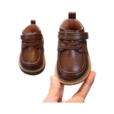 Imagem de Sapatos Oxford De Couro PU Macio Para Bebê Menino, Calçados Para Crian